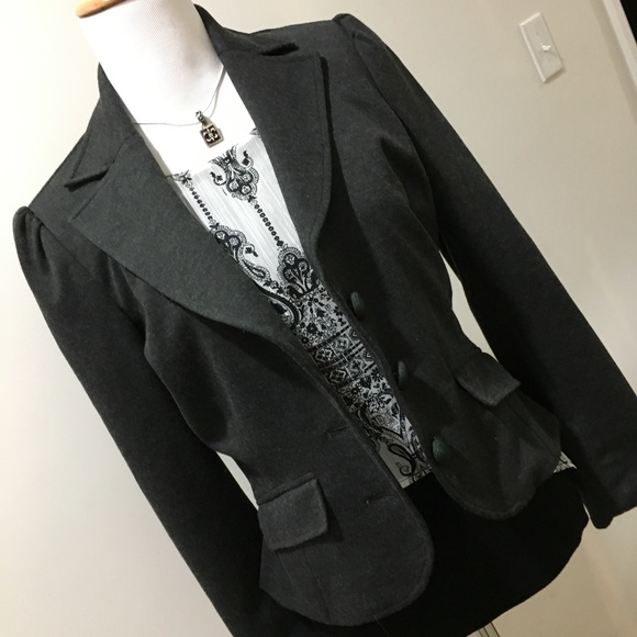 Spiegel Jackets & Blazers - Vintage 90s Spiegel Gray Suit Blazer